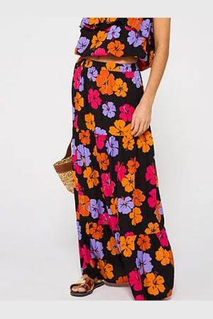 Very Tiered Printed Co Ord Beach Skirt