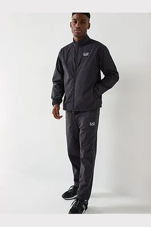 EA7 Funnel Zip Through Nylon Tracksuit