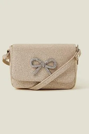 Accessorize Girls Bling Bow Bag