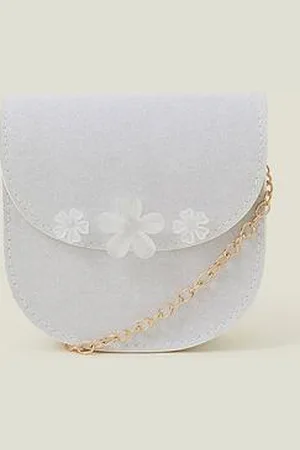 Accessorize Girls Gem Flower Bag