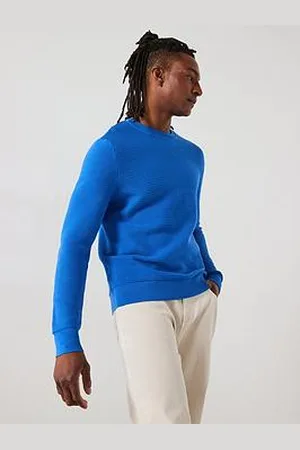 MANGO Sala Essentials Textured Crew Neck Long Sleeve Knitted Jumper