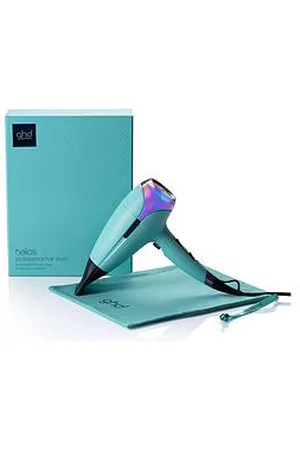 ghd Helios Limited Edition Hair Dryer In Mystic Aqua With Matching Dust Bag