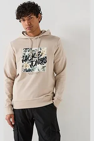 JACK & JONES Hawaii Logo Overhead Hoodie