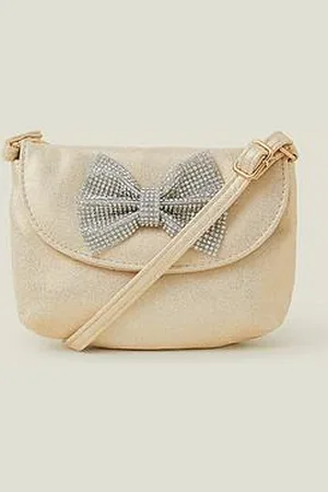 Accessorize Girls Gem Bow Bag