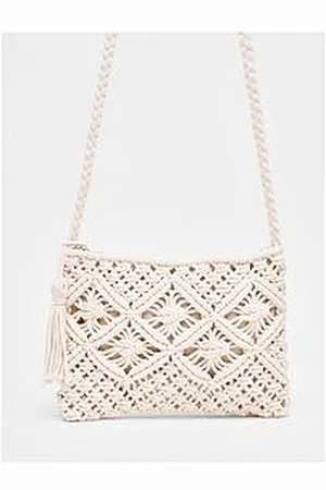 Quiz Crochet Cross Body Bag