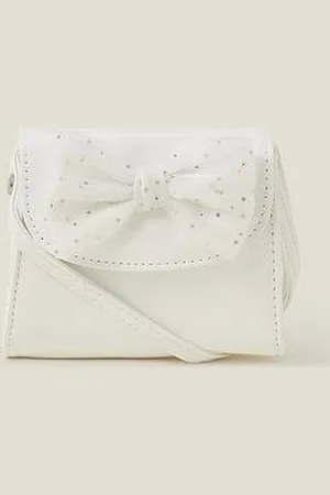 Accessorize Girls Patent Bow Bag