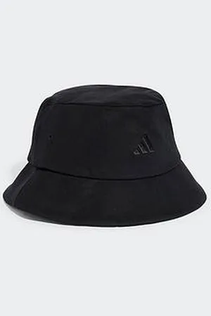 adidas Unisex 3-Stripe Bucket Hat - Black