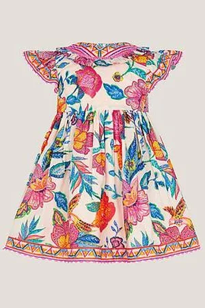 Monsoon Baby Girls Aurelia Mini Print Dress