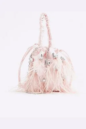 River Island Feather Embellished Bag