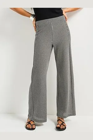 Very Wide Leg Textured Trouser Co-Ord