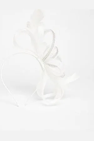 Quiz Diamante Loop Bow Headband Fascinator