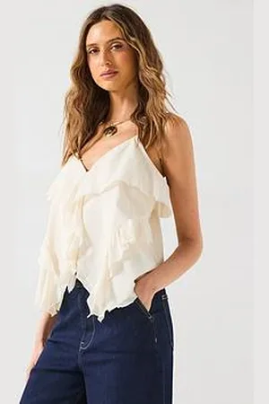 Very Crinkle Button Through Occasion Cami