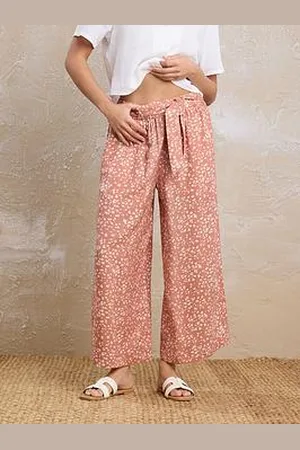 PixieGirl Petite Belted Wide Crop Trouser