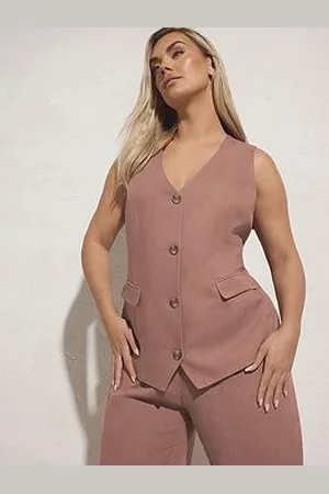 Yours Curve Elongated Waistcoat