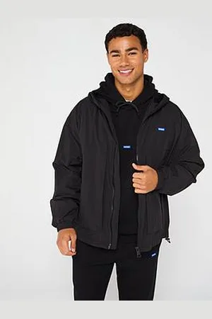 HUGO BOSS Blue Bod2521 Lightweight Windbreaker