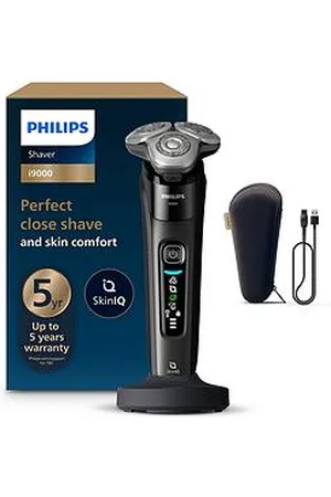 Philips Shaver I9000, X9000/30, Wet & Dry Electric Shaver, With Skin Iq Technology, Triple Lift & Cut System, 360 Rotating Dual Steel Precision Razor Blades