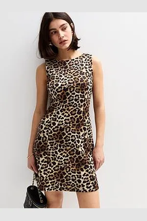 New Look Leopard Print Micro Mini Shift Dress