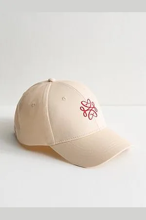 New Look Stone Emblem Embroidered Cap