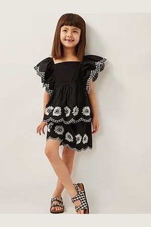 Monsoon Girls Monochrome Top And Short Set