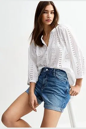 New Look Mid Denim Boyfriend Fit Shorts
