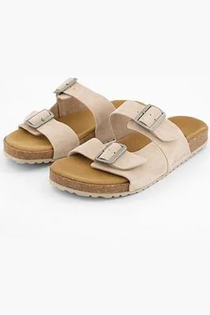 JACK & JONES Louis Suede Two Strap Sandals