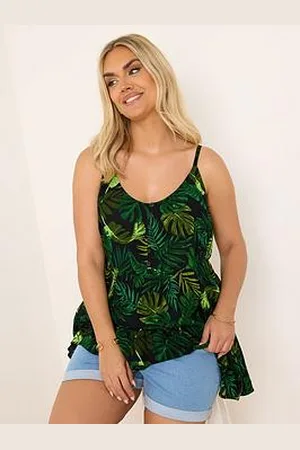 Yours Curve Tiered Crinkle Cami