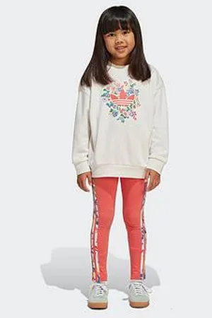 adidas Kids Girls Liberty London Crew Leggings Set
