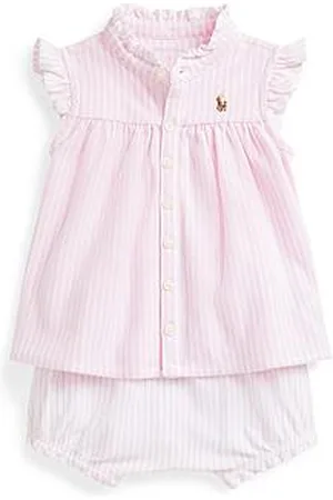 Ralph Lauren Baby Girls Shirt And Short Set