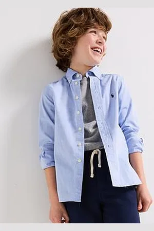 Ralph Lauren Boys Custom Fit Classic Oxford Shirt