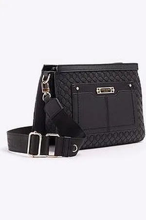 River Island Monogram Crossbody Bag