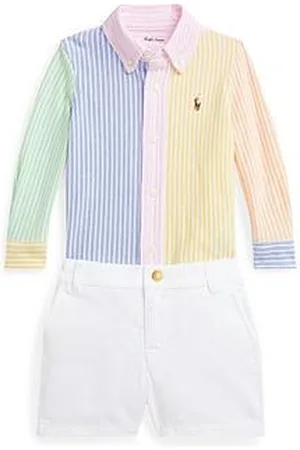 Ralph Lauren Baby Boys Shirt And Short Set