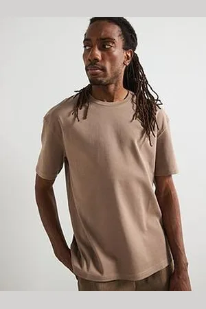 Very Man Relaxed Fit Interlock T-Shirt - Beige
