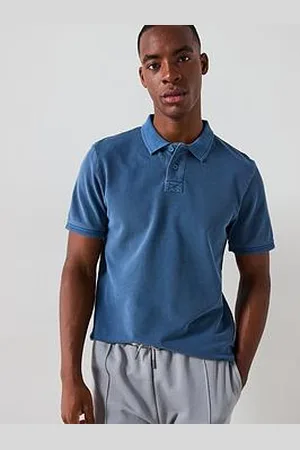 Very Man Garment Washed Pique Polo Shirt