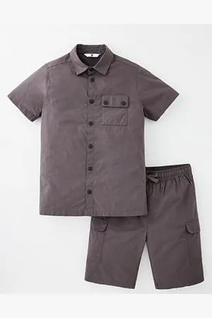 Very Boys Utility Shirt And Short Set