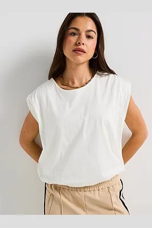 JDY Short Sleeve Bubble Top