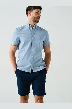 Tommy Hilfiger Regular Stripe Seersucker Short Sleeve Shirt