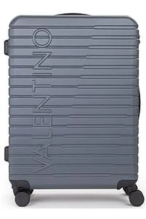 VALENTINO Mercury Large-Size Suitcase- Gunmetal