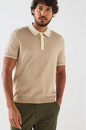 GANT Modal Blend Short Sleeve Knitted Polo Shirt