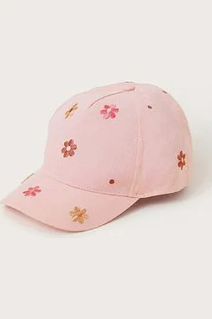 Monsoon Girls Floral Embroidered Cap