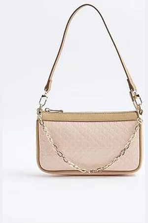 River Island 90S Monogram Shoulder Bag