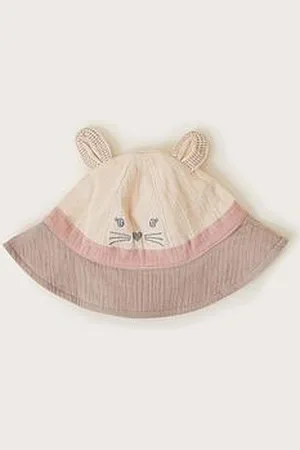 Monsoon Baby Girls Bunny Cotton Bucket Hat