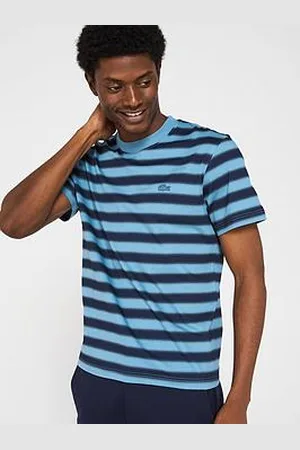 Lacoste Classic Fit Striped Printed Jersey T-Shirt
