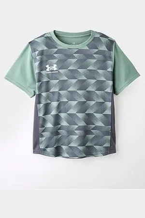 Under Armour Boys Football Challenger Print Tee - Green