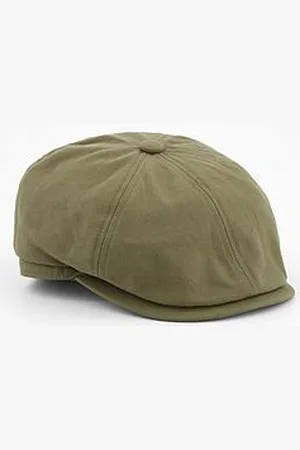 Barbour Fawdon Bakerboy Flat Cap- Khaki