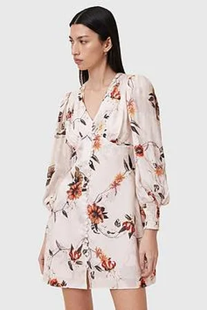 AllSaints Auden Floral Mini Dress