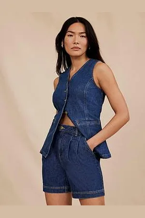 mint&berry Indigo Pleat Short