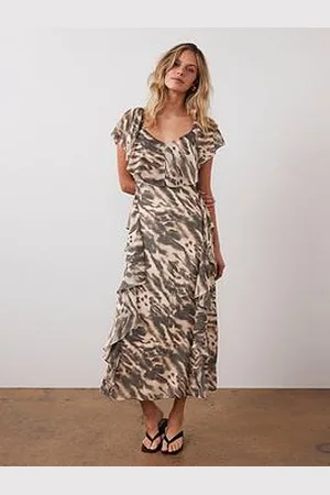mint&berry Animal Print Maxi Dress
