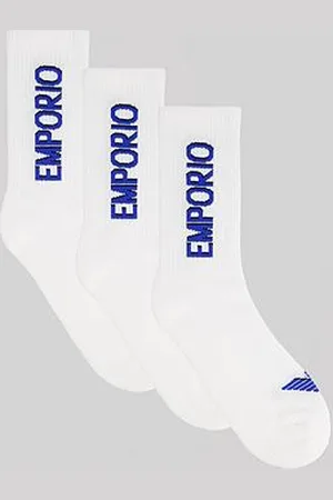 Emporio Armani 3 Pack Crew Socks