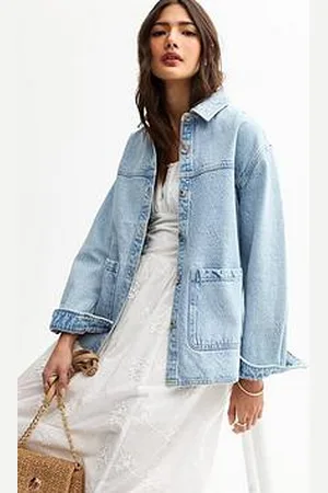 New Look Faded Denim Shacket