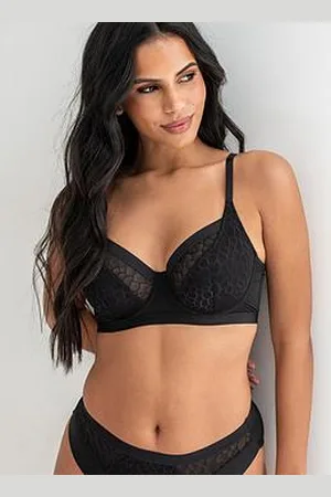 Pour Moi Geo Sculpt Non Padded Underwired Bra D-J